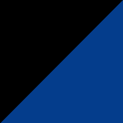 Zwart / blauw