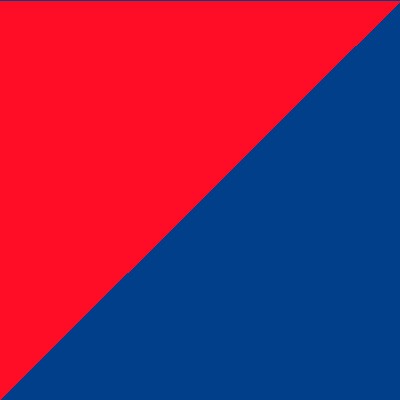 Rood / blauw