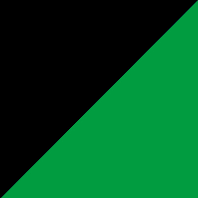 Zwart / groen