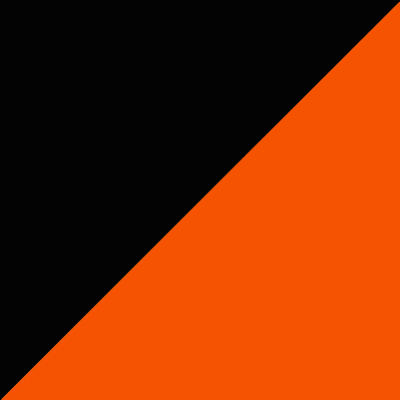 Zwart / oranje