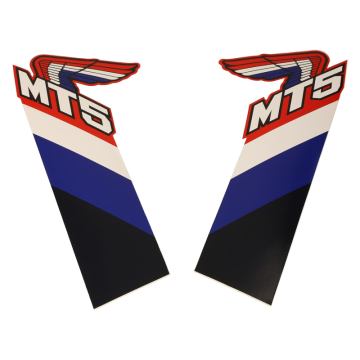 Stickerset tank Honda MT zwart/blauw/wit