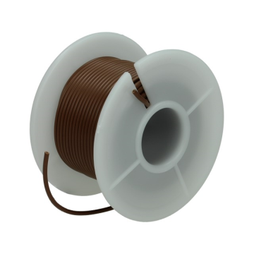 Montagesnoer / Lichtsnoer  0.75 mm²  Bruin 25 Meter (UNI-496252)