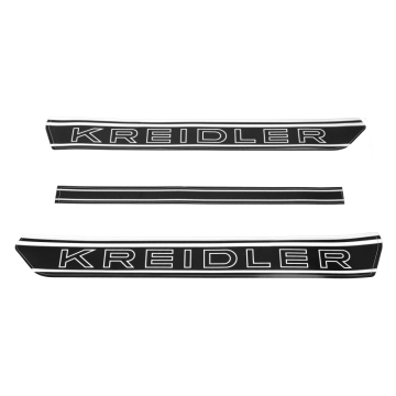 Stickerset tank kreidler 3 delig zwart/wit