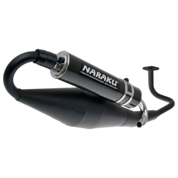 Uitlaat Naraku Crossover Black GY6, Kymco 50cc 4 Takt (NK400.01)