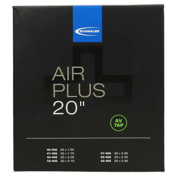 Schwalbe - Binnenband  AV7AP Air Plus 20 inch / 40/62-406 40mm ventiel