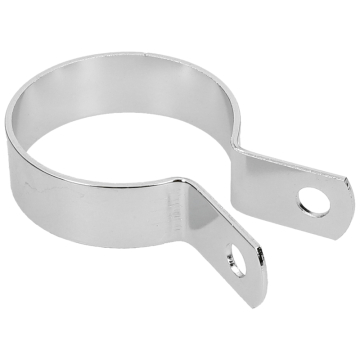 Uitlaatklem 55mm chroom universeel