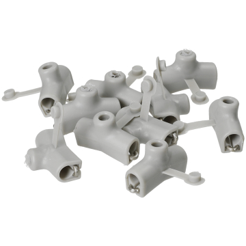 DMP - Kabel smeernippel  grijs  (10 stuks)
