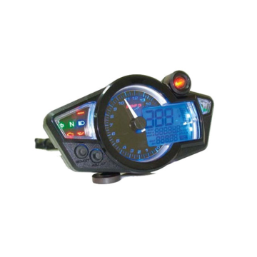 Race Dashboard Koso - RX1N - Teller: Zwart - Verlichting: Blauw (KO-BA011210)