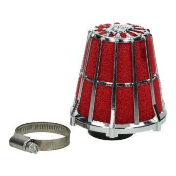 Luchtfilter Malossi E5 32mm recht chroom open (MAL-04 2412.K0)