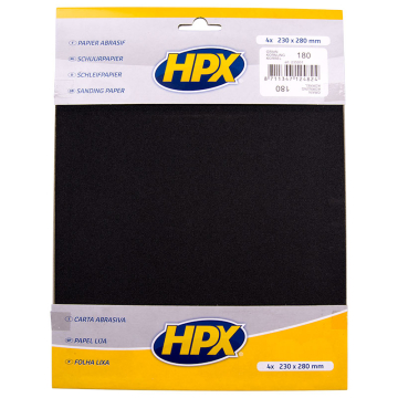 HPX Schuurpapier P180 (4 vellen)