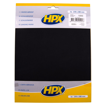 HPX Schuurpapier P1000 (4 vellen)