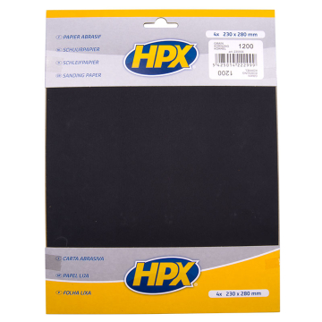 HPX Schuurpapier P1200 (4 vellen)