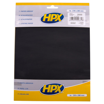 HPX Schuurpapier P2000 (4 vellen)