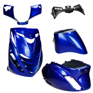 Kappenset Piaggio Zip SP Custom candy blauw