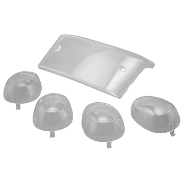 Knipperlicht - achterlicht glasset STR8 MBK Booster, Yamaha BWs transparant (vanaf 2004)