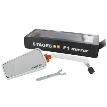 Spiegel Stage6 F1 wit glans links