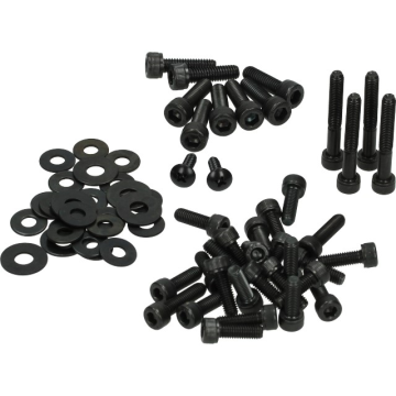 Beplatingschroefset Peugeot Speedfight zwart (MOK-86610)