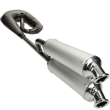 Uitlaat Tecno Circuit dubbele demper Puch Maxi E50