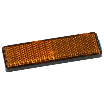 Reflector oranje rechthoek 95x28mm CE gekeurd