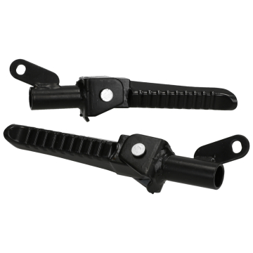 Voetsteunen Supertec zwart Grande Retro scooters