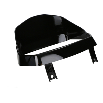 DMP Koplamprand met luifel voor Vespa Sprint glans zwart