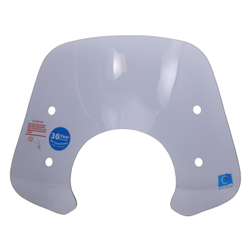 Windscherm voor Vespa Primavera laag model smoke (Made in EU)