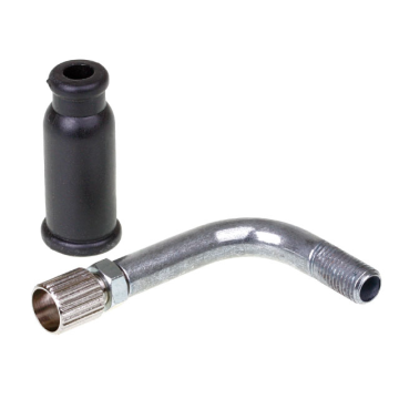 Gasstelbocht Polini 90° voor Dellorto carburateurs (POL-343.0022)