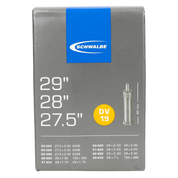 Schwalbe - Binnenband  DV19 28 inch / 40/62-584/635 40mm ventiel