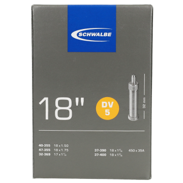 Binnenband Schwalbe DV5 18" / 32/47-355/400 - 32mm ventiel