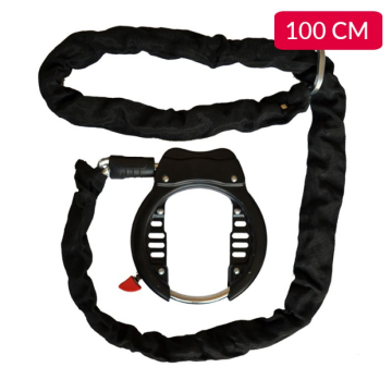 Ringslot met ketting 100cm 