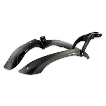 Simpla Spatbordenset hammer pro 24/29 inch zwart 