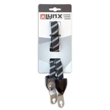 LYNX Snelbinder 26/28 inch zwart/wit met plaatje 