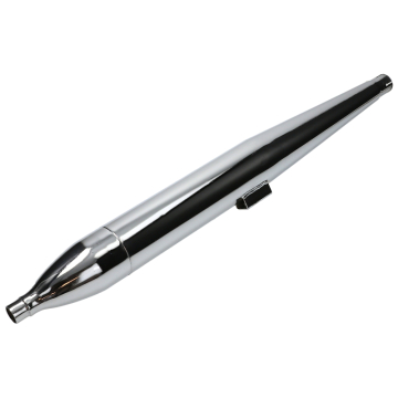 Uitlaatdemper model Sigaar chroom 28mm voor Kreidler (Zonder lasnaad)