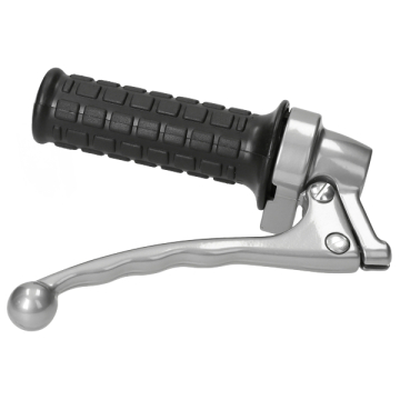 Lusito - Gashendel hoogglans grijs model Puch Maxi