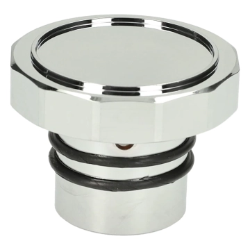 Tankdop Fast Arrow CNC gepolijst voor Puch Maxi