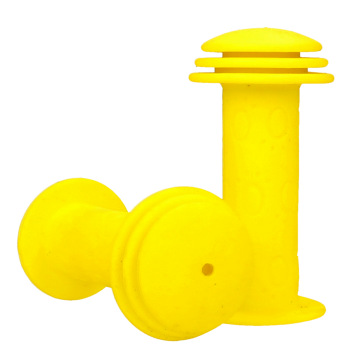 Handvatset Edge Kiddy 96mm geel
