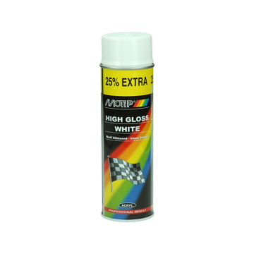 Motip - Spuitlak  hoogglans wit 500ml