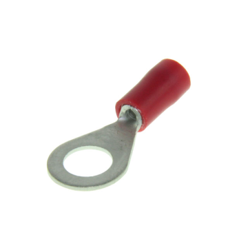 Ringkabelschoen - Rood - 6.4 mm - A-kwaliteit (UNI-DG100350)