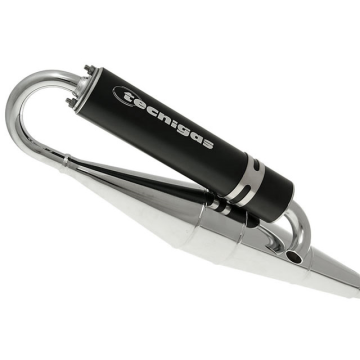 Uitlaat Tecnigas - Next R Chroom - Kymco / Sym (TEC-06.09.503RCR)