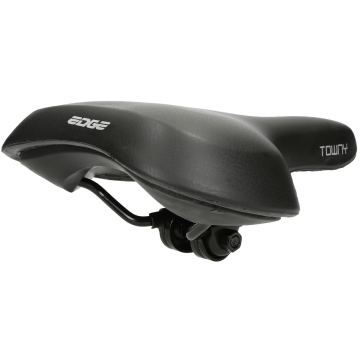 EDGE - Fietszadel  Towny Memoryfoam Zwart