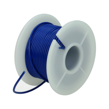 Montagesnoer / Lichtsnoer  0.75 mm²  Blauw 25 Meter (UNI-496249)