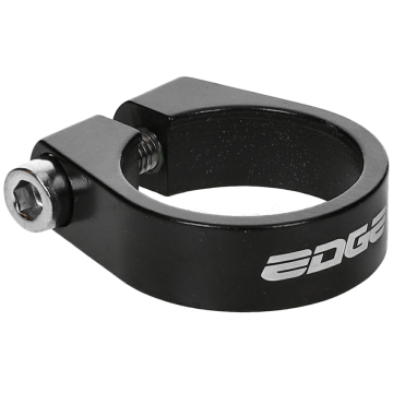 EDGE - Zadelpenklem  ø31.8 aluminium met inbusbout Zwart