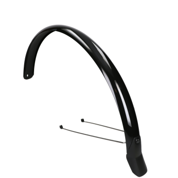 Achterspatbord 28" Eurofender Lampo 58mm breed zwart