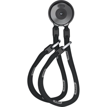 ABUS WCH90 XPlus Twin Chain muuranker 110cm ART 2 - zwart