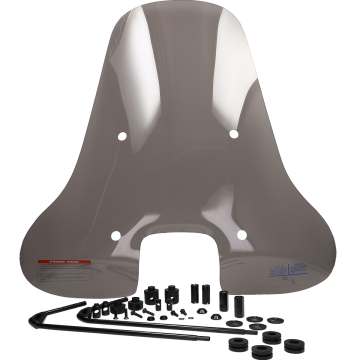 Windscherm Vespa S hoog smoke