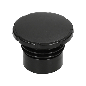 Tankdop rond model zwart 40mm (O.a. Peugeot Rapido, Buxy etc)