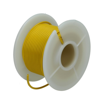 Montagesnoer / Lichtsnoer  0.75 mm²  Geel 25 Meter (UNI-496250)