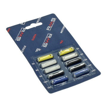 Zekeringset RMS Keramisch 5-25A 10 delig (RMS-246151020)