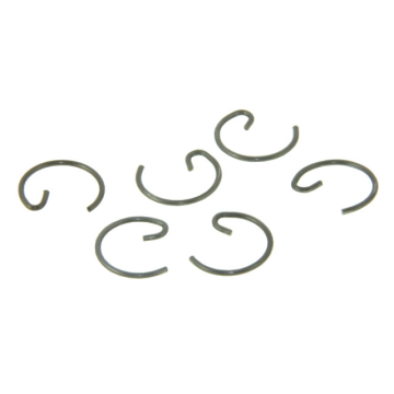 Pistonpen circlip / borgveer Malossi - 12 x 1 mm - Model G - (Per stuk) (MAL-36 1806)