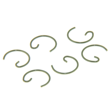 Pistonpen circlip / borgveer Malossi - 10 x 0.8 mm - Model G - (Per stuk) (MAL-36 6941)